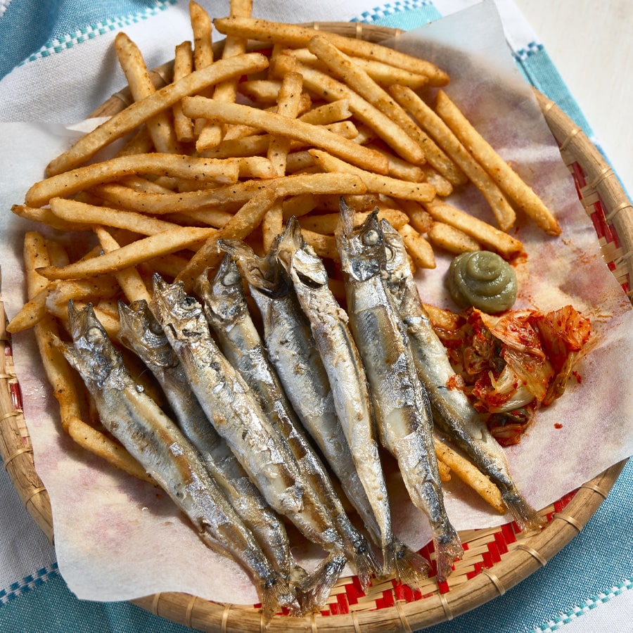 시샤모 & 맥케인 케이준 후라이