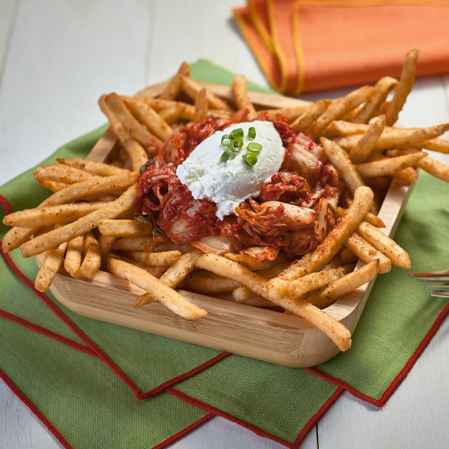 케이준 김치 치즈 프라이