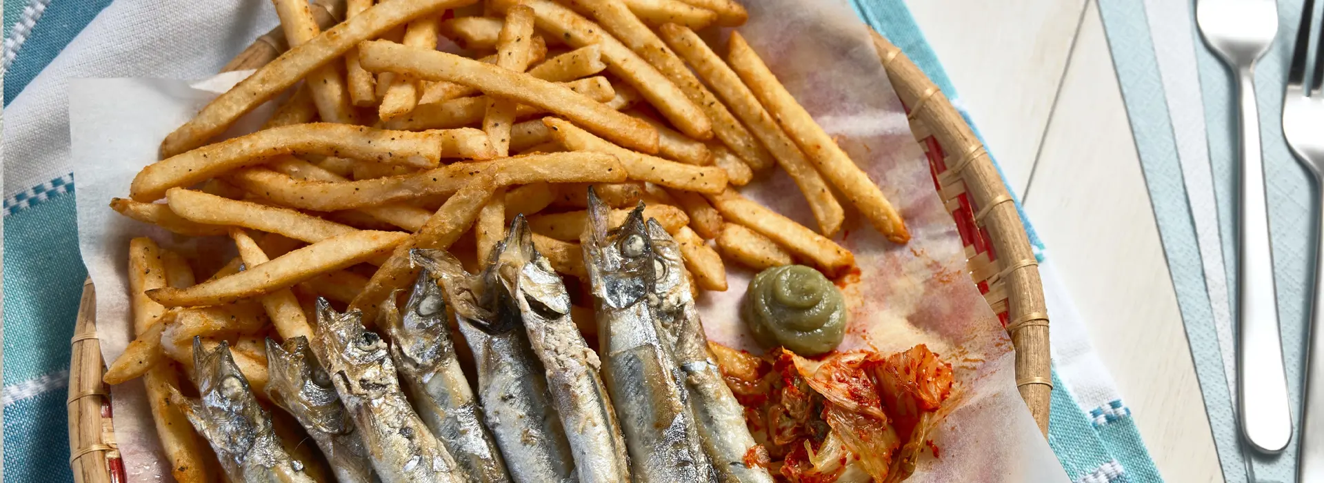 SHISHAMO & MCCAIN CAJUN FRIES