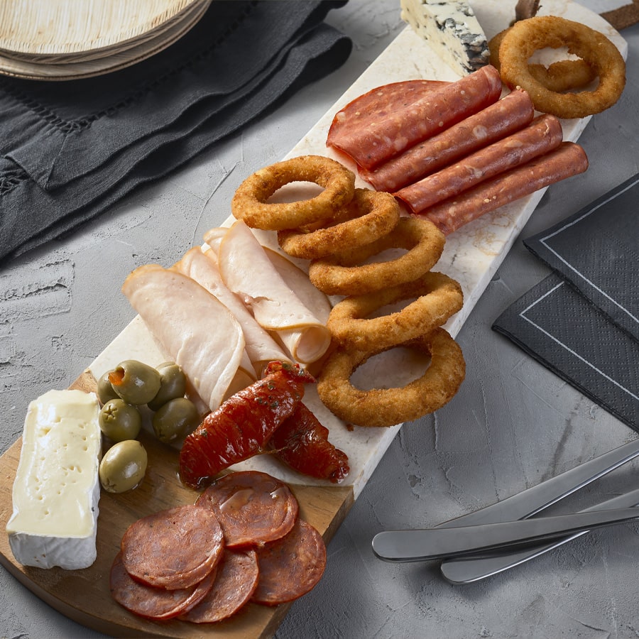 어니언링 모듬햄